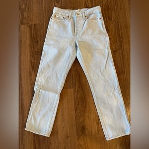 Levi’s Wedgie Straight Jeans, 27 Light Wash